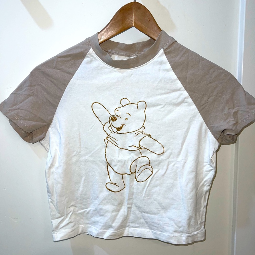Winnie the Pooh HM Divided baby tee crop top